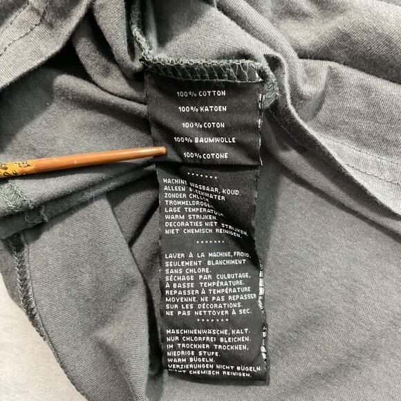 Harley-Davidson Y2K T-Shirt Mens L Big Eagle Retro Gray Black 100% Cotton Mexico - Picture 4 of 9